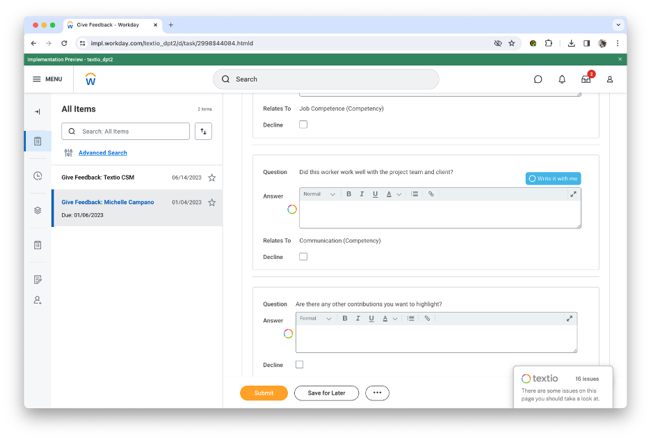 Writing with Textio Lift - Textio Support Center