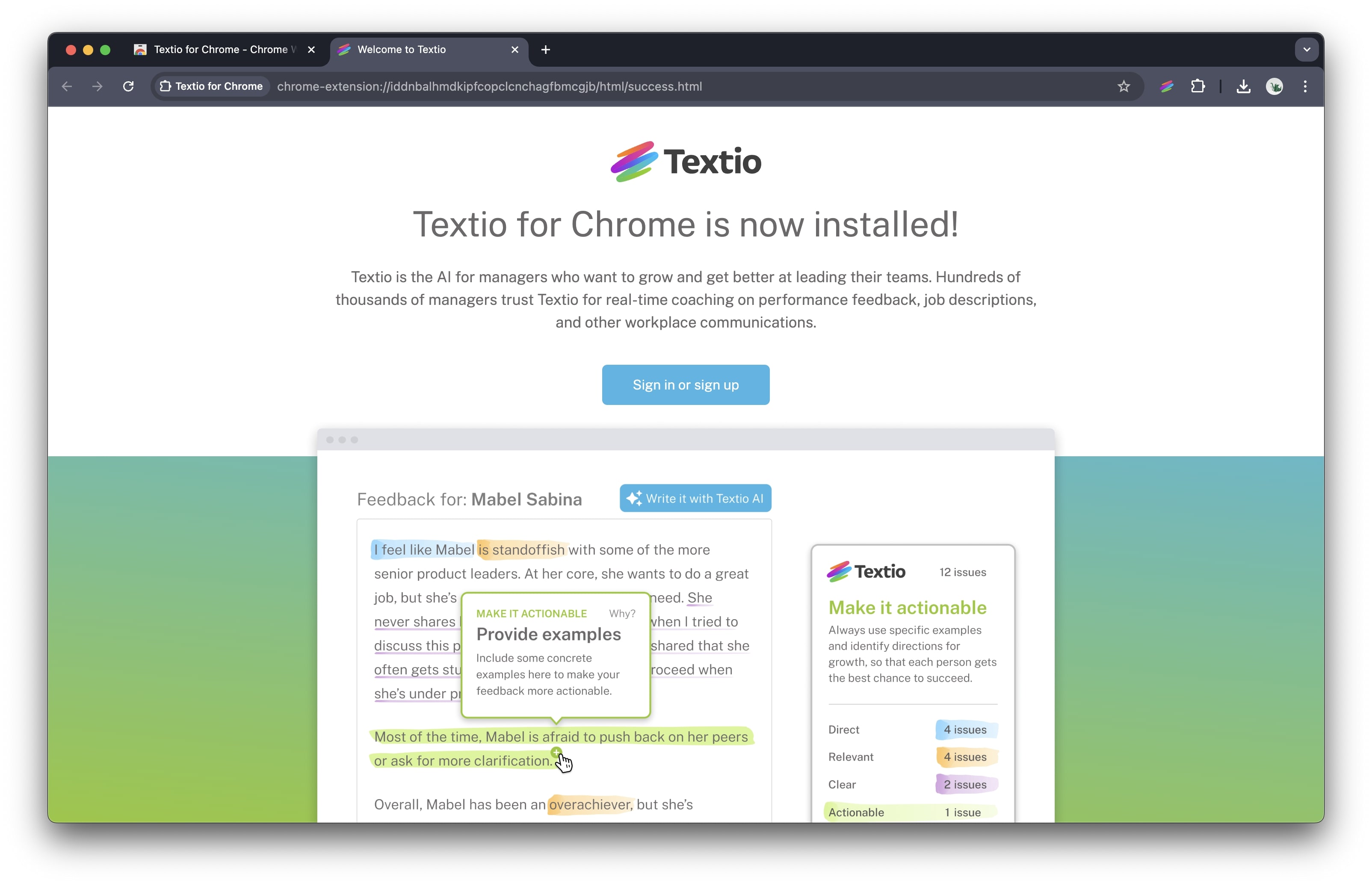 Logging into Textio Feedback - Textio Support Center