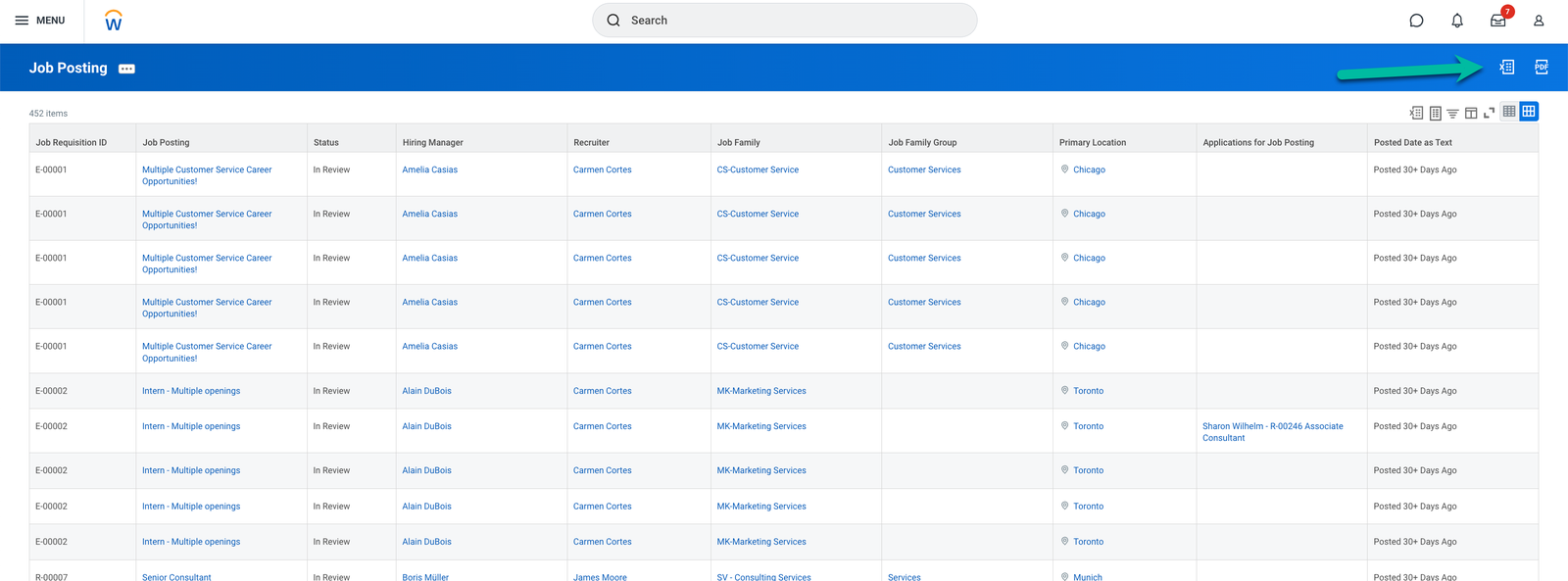 Using Workday ReqID in Textio Document Activity report - Textio Support ...